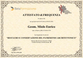  - Enrico Miolo - Geometra Dott. Ingegnere
